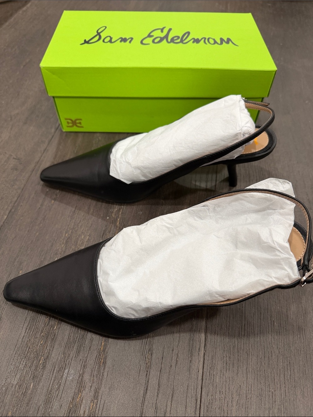Sam Edelman Bianka Sling back Heels - Picture 6 of 8